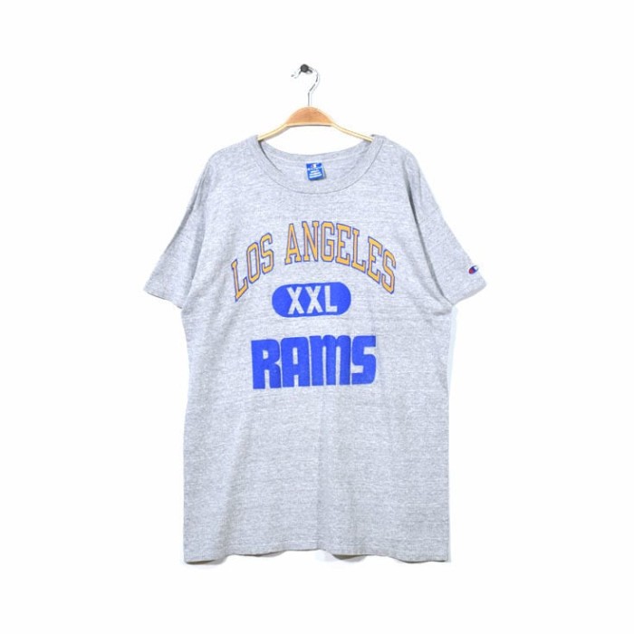 90S チャンピオン USA製 NFL ロサンゼルス ラムズ ヴィンテージ Tシャツ メンズXL 3段プリント カプセル 古着 @BB0549 | Vintage.City 빈티지숍, 빈티지 코디 정보