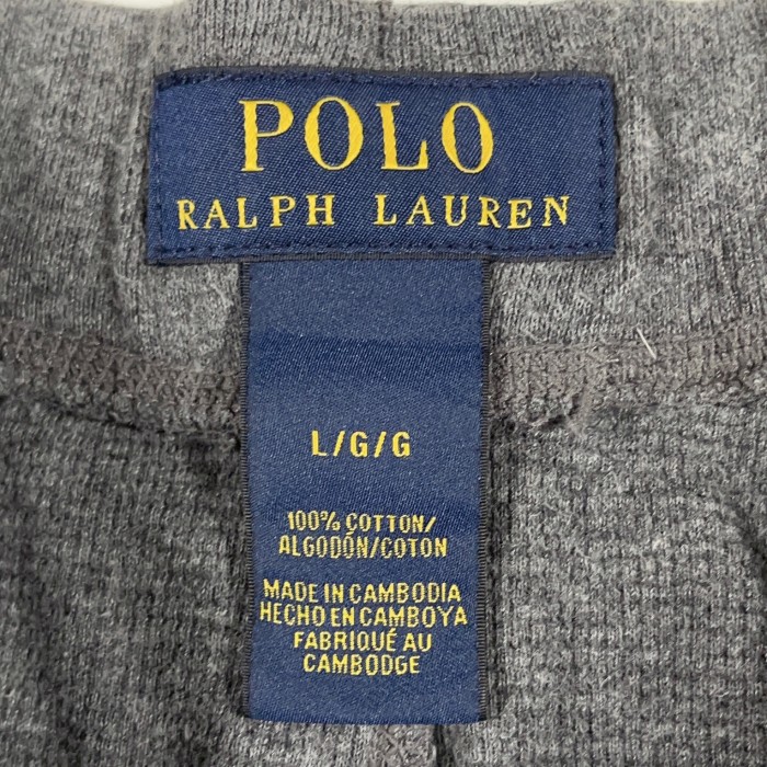 【HP47】Lsize Polo Ralph Lauren thermal halfPants　ポロラルフローレン　ハーフパンツ　サーマル | Vintage.City 빈티지숍, 빈티지 코디 정보