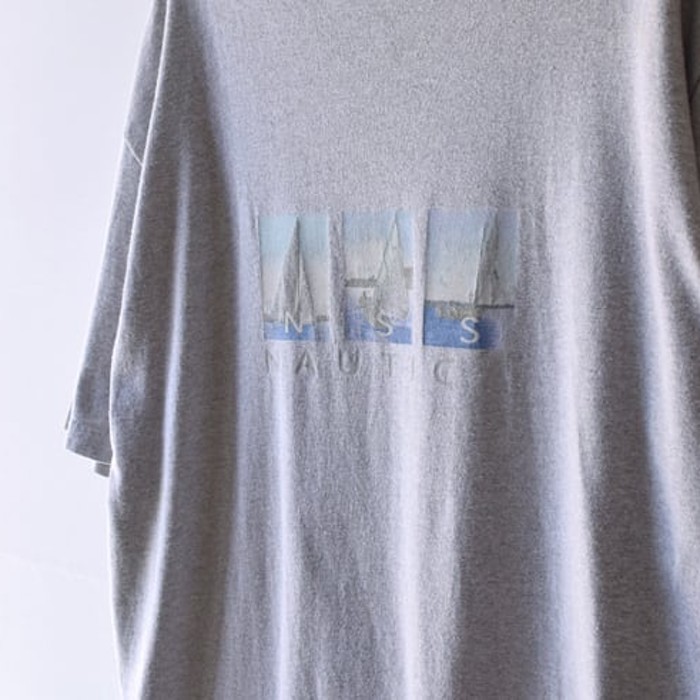 90S ノーティカ USA製 ヨットプリント Tシャツ メンズM nautica 灰色 ヴィンテージ アメリカ古着 @BB0176 | Vintage.City 빈티지숍, 빈티지 코디 정보