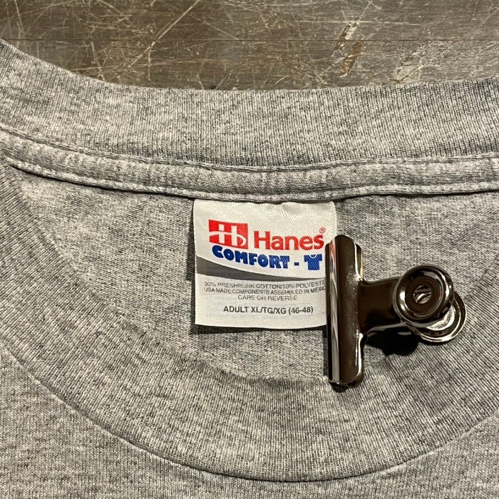 Hanes　両面プリント半袖Tシャツ　90sビンテージ　USA製　XLサイズ情報