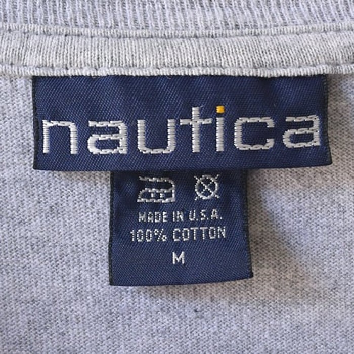 90S ノーティカ USA製 ヨットプリント Tシャツ メンズM nautica 灰色 ヴィンテージ アメリカ古着 @BB0176 | Vintage.City 빈티지숍, 빈티지 코디 정보