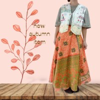 ethnic wrap skirt | Vintage.City 빈티지숍, 빈티지 코디 정보