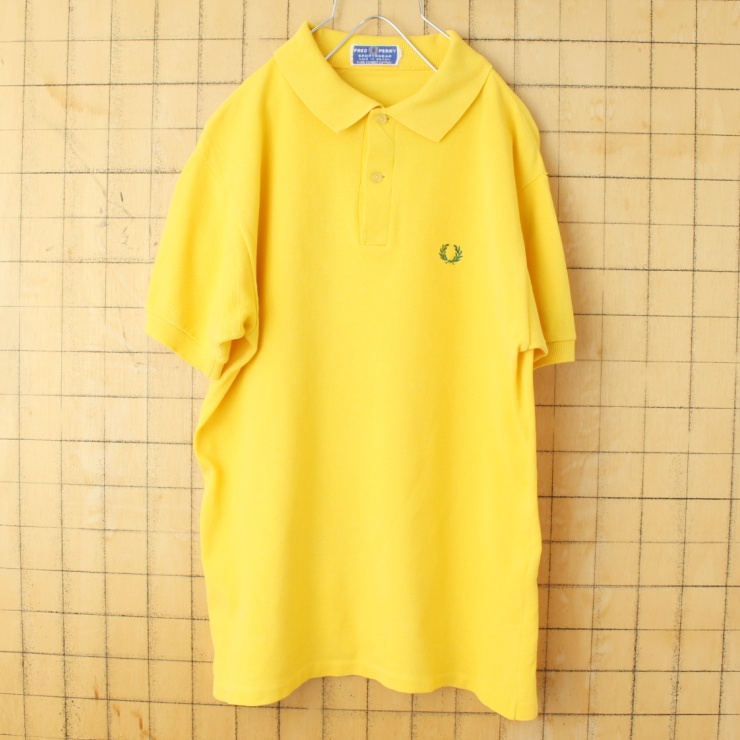 FRED PERRY】フレッドペリー ポロシャツ 半袖 黄緑 ライトグリーン 