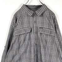 古着 コロンビア アウトドアシャツ チェック ナイロン グレー XL | Vintage.City 古着屋、古着コーデ情報を発信