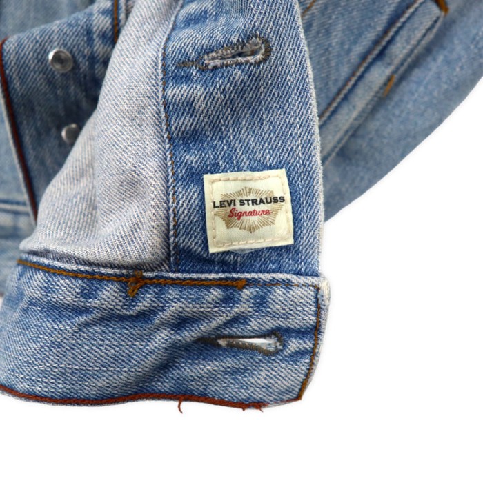 LEVI STRAUSS Signature 90年代 デニムジャケット Gジャン L ブルー アイスウォッシュ | Vintage.City 古着屋、古着コーデ情報を発信