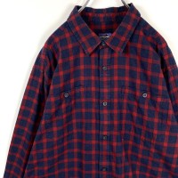古着 patagonia パタゴニア ネルシャツ チェック 赤紺 L | Vintage.City 古着屋、古着コーデ情報を発信