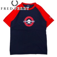 FRED PERRY ラグラン リンガーTシャツ M ネイビー レッド コットン LONDON STREET ターゲットマーク モッズ | Vintage.City 古着屋、古着コーデ情報を発信