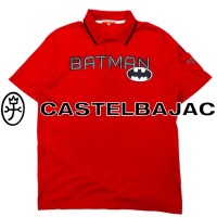 CASTELBAJAC SPORT × BAT MAN ポロシャツ 48 レッド コットン DC COMICS 日本製 | Vintage.City 古着屋、古着コーデ情報を発信