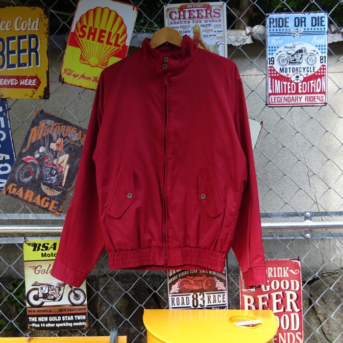 バラクータ ハリントンジャケット レッド 日本製 中チェック イングランド 赤 8310 | Vintage.City 빈티지숍, 빈티지 코디 정보