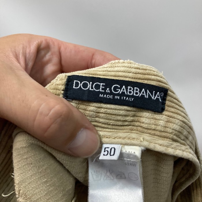 DOLCE&GABBANAコーデュロイパンツ　50 | Vintage.City 古着屋、古着コーデ情報を発信