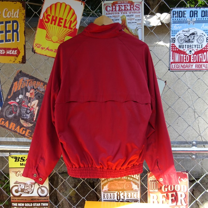 バラクータ ハリントンジャケット レッド 日本製 中チェック イングランド 赤 8310 | Vintage.City 빈티지숍, 빈티지 코디 정보
