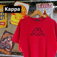 カッパ プリントTシャツ L レッド 胸ロゴ シンプル 半袖 ブラック 赤 黒 8317 | Vintage.City 빈티지숍, 빈티지 코디 정보