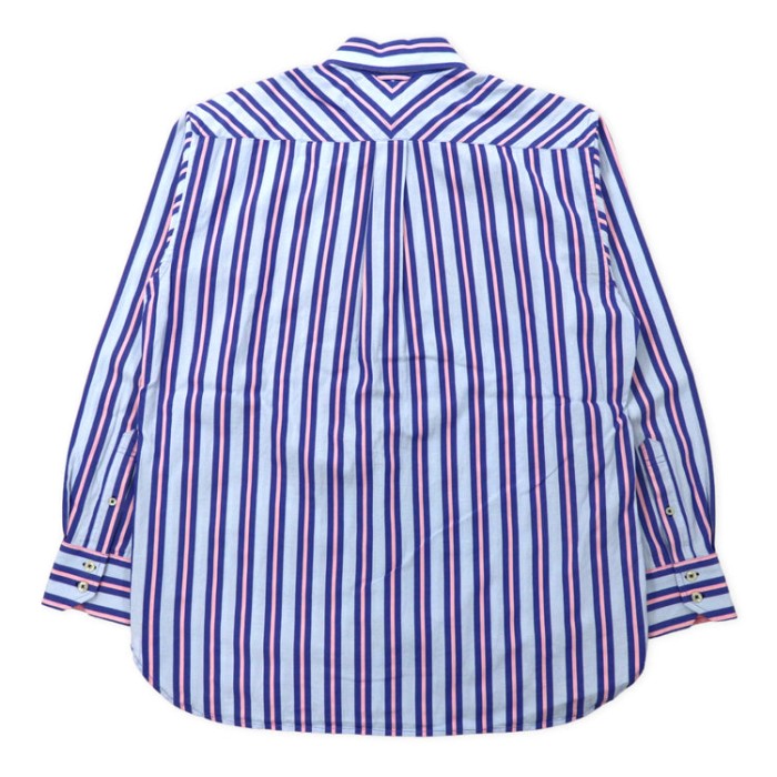 TOMMY HILFIGER ストライプ ドレスシャツ M ブルー コットン | Vintage.City 古着屋、古着コーデ情報を発信