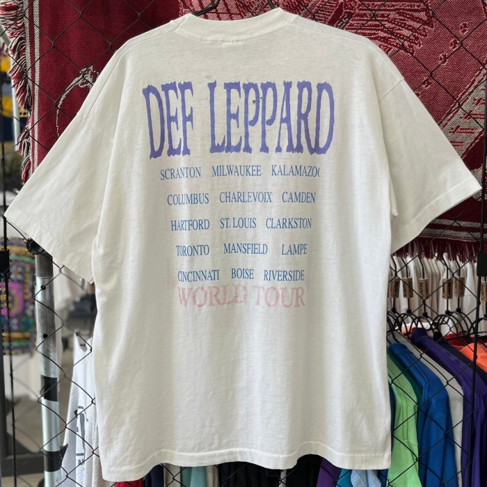 90s USA製 バンド系 DEF LEPPARD デフ・レパード 1996年 ワールド ...
