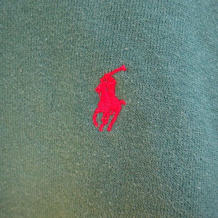 ラルフローレン スウェット M グリーン プルオーバー シンプル 刺繍ロゴ 赤 8318 | Vintage.City 古着屋、古着コーデ情報を発信