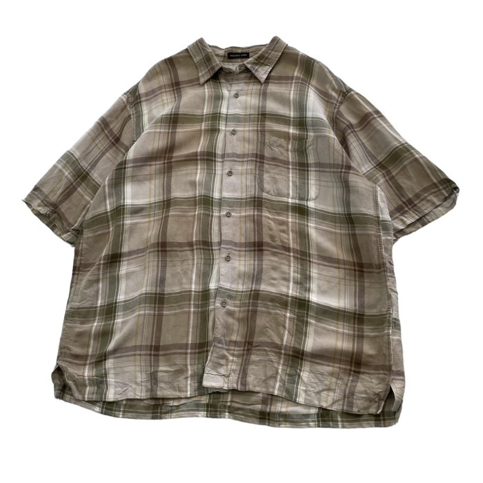2000's VAN HEUSEN / ombre check shirt #C296 | Vintage.City 古着屋、古着コーデ情報を発信
