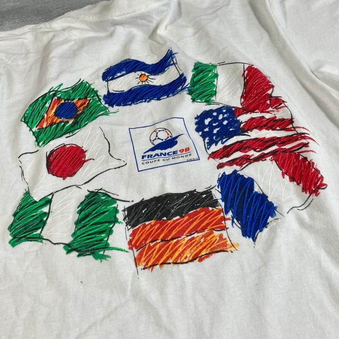 90s Vintage フランスワールドカップTシャツ | twobite.ca