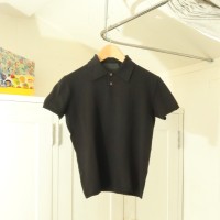 prada cotton knit polo shirt Made in italy | Vintage.City 古着屋、古着コーデ情報を発信