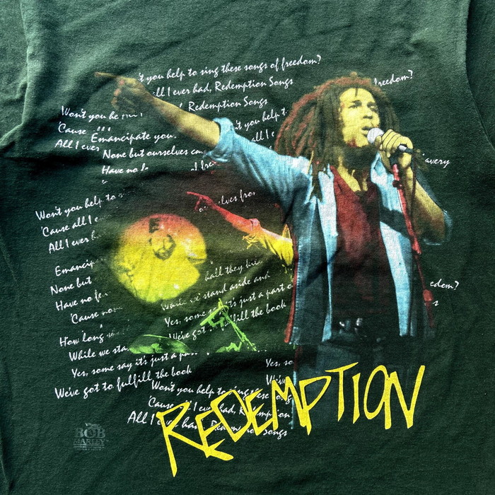 90年代BOB MARLEY REDEMPTION プリントTシャツ メンズL | Vintage.City