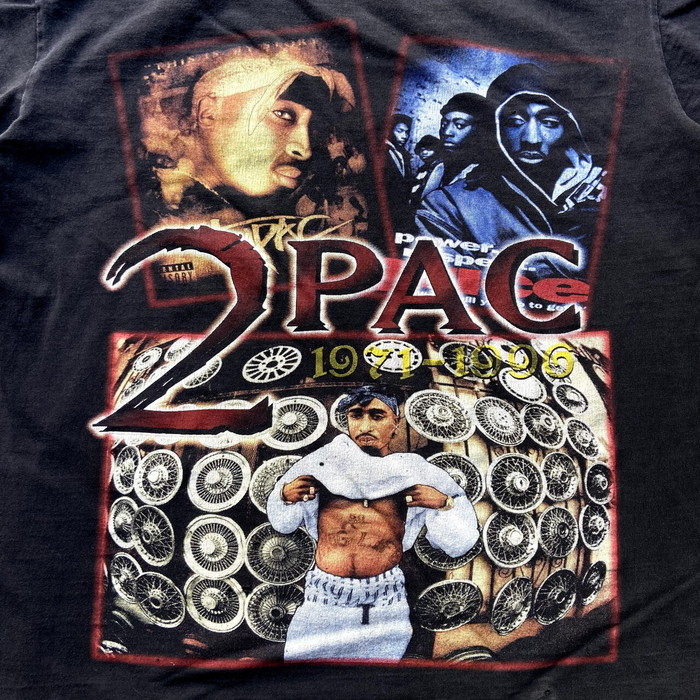 00年代2PAC 追悼デザイン ラップTシャツ メンズL相当 | Vintage.City