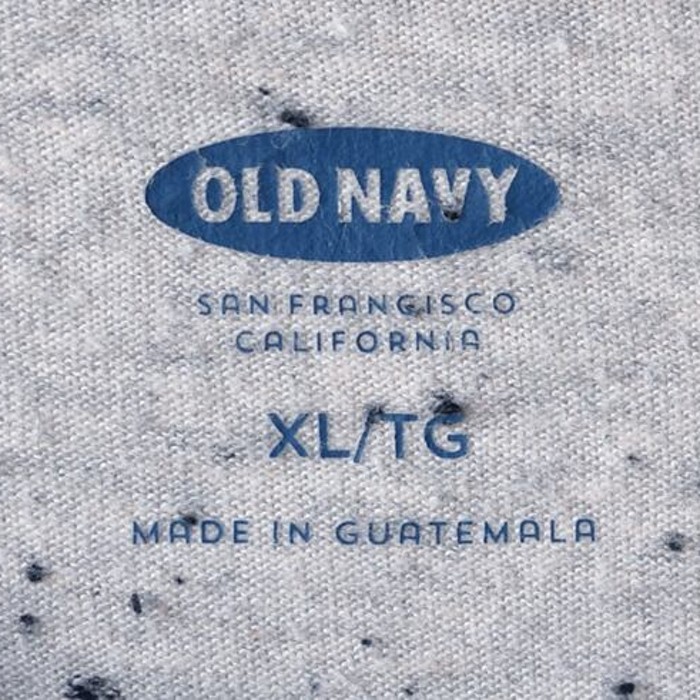 オールドネイビー プリント Tシャツ メンズXL OLD NAVY 灰色 グレー ビッグサイズ 古着 @BB0048 | Vintage.City 빈티지숍, 빈티지 코디 정보