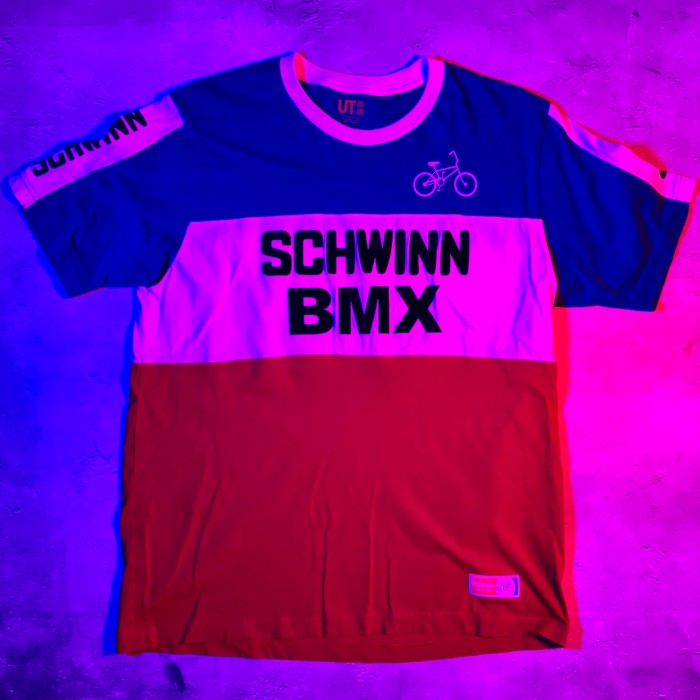 UNIQLO × SCHWINN ユニクロ シュウィン コラボ BMX サイズL トリコロール | Vintage.City 빈티지숍, 빈티지 코디 정보