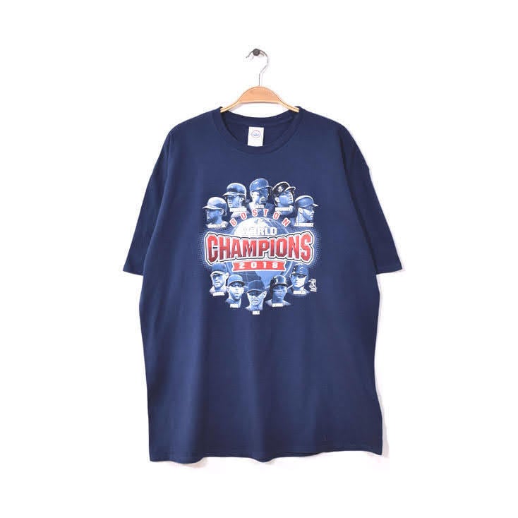 MLB ワールドチャンピオン 2018 クルーネック 半袖 Tシャツ メンズXL ...