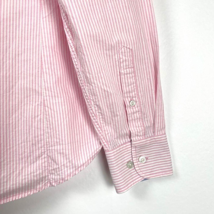 USA古着 トミーヒルフィガー ストライプシャツ 長袖 白ピンク ロゴ刺繍 M | Vintage.City 빈티지숍, 빈티지 코디 정보