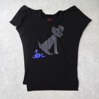 Vivienne Westwood RED LABEL  ヴィヴィアンウエストウッドレッドレーベル　Tシャツ　ロゴプリント　ブラック　Lサイズ | Vintage.City 빈티지숍, 빈티지 코디 정보