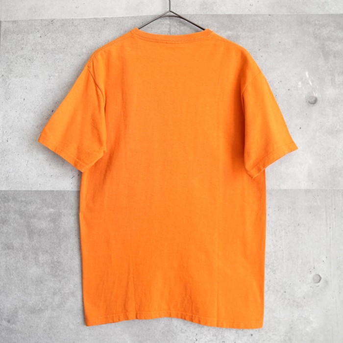 STUSSY ステューシー Tシャツ オレンジ プリントTシャツ Mサイズ相当 