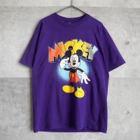 Disney  ディズニー　Tシャツ　ミッキーtee  パープル　Lサイズ | Vintage.City 古着屋、古着コーデ情報を発信