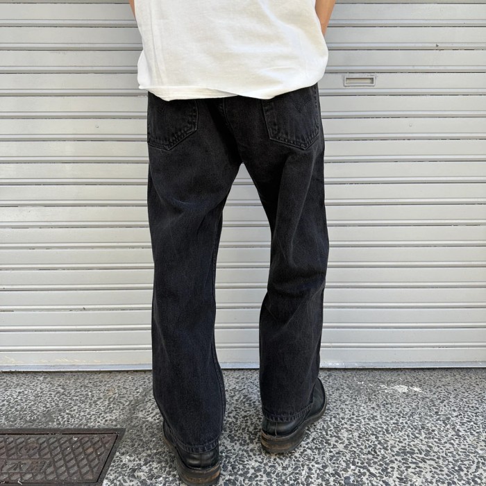 levi's 505 black denim pant 634 | Vintage.City 古着屋、古着コーデ情報を発信