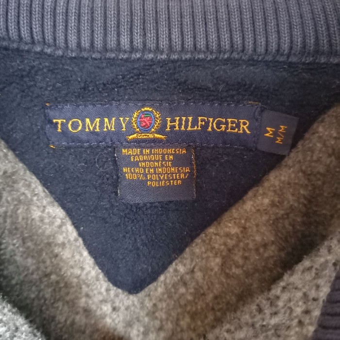 トミーヒルフィガー　プルオーバー　フリース　セーター　ハーフジップ　Ｍ | Vintage.City 古着屋、古着コーデ情報を発信