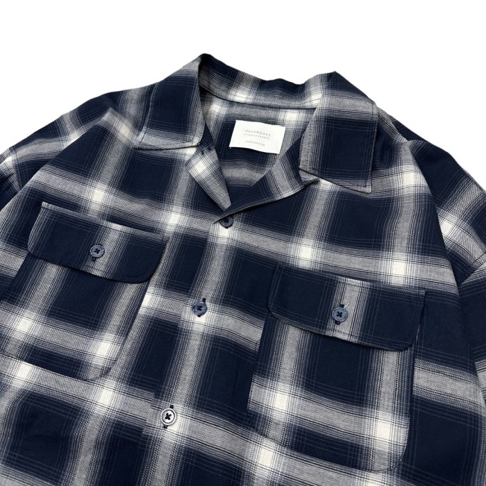 double pocket ombre check shirt | Vintage.City 古着屋、古着コーデ情報を発信
