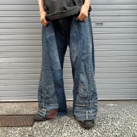remake flare denim pants 358 | Vintage.City 古着屋、古着コーデ情報を発信