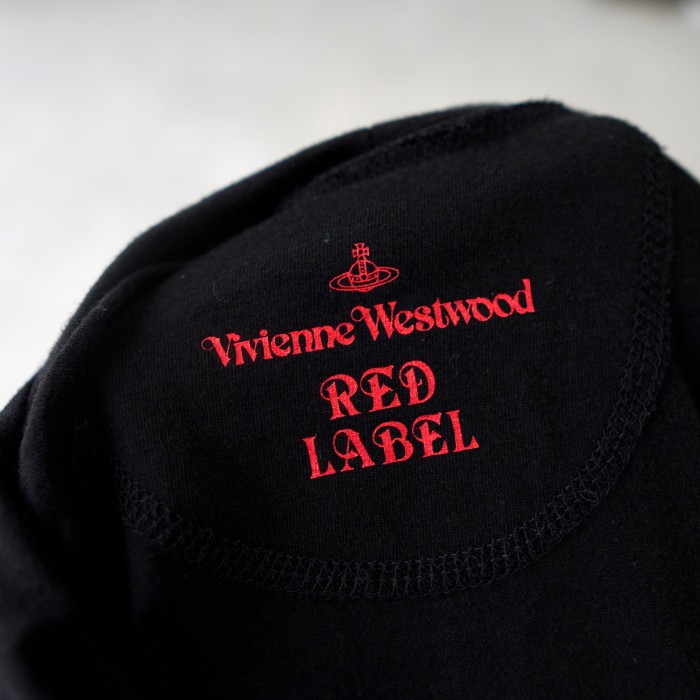 Vivienne Westwood RED LABEL  ヴィヴィアンウエストウッドレッドレーベル　Tシャツ　ロゴプリント　ブラック　Lサイズ | Vintage.City 古着屋、古着コーデ情報を発信