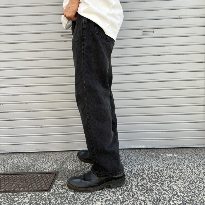 levi's 505 black denim pant 632 | Vintage.City 古着屋、古着コーデ情報を発信