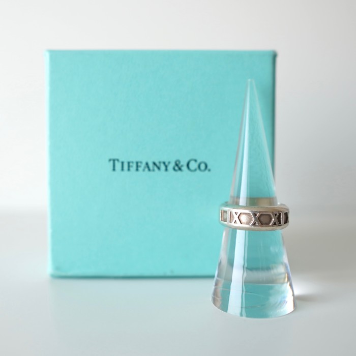 TIFFANY & Co. ティファニー シルバーリング 指輪 アトラス シルバー