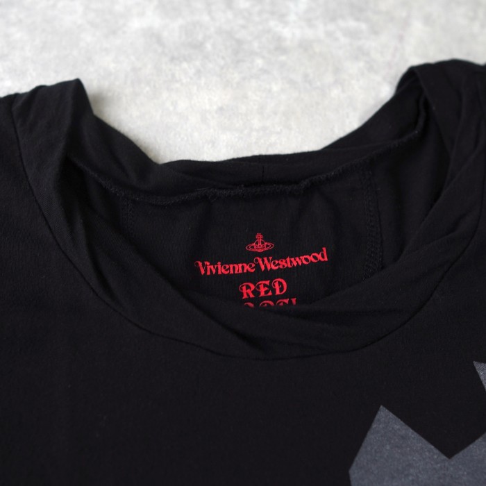 Vivienne Westwood RED LABEL  ヴィヴィアンウエストウッドレッドレーベル　Tシャツ　ロゴプリント　ブラック　Lサイズ | Vintage.City 古着屋、古着コーデ情報を発信
