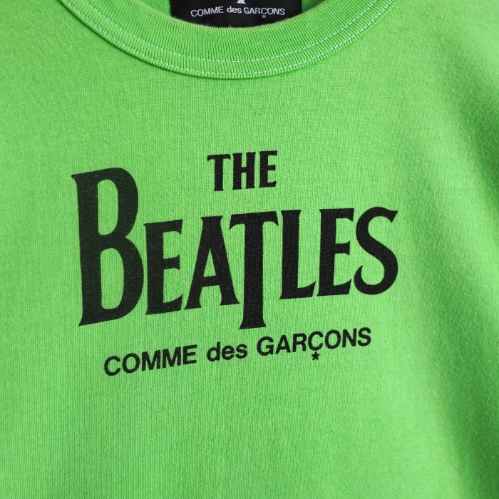 COMME des GARCONS コムデギャルソン Tシャツ グリーン プリントT