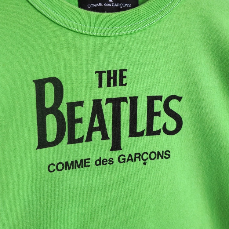 COMME des GARCONS コムデギャルソン Tシャツ グリーン プリントT ...
