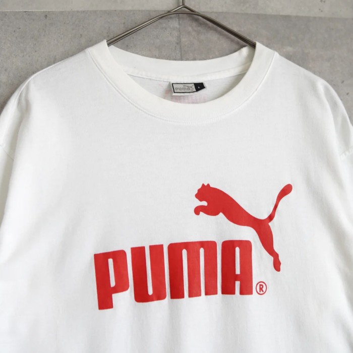 PUMA プーマ Tシャツ ロゴ刺繍 XL相当 | Vintage.City
