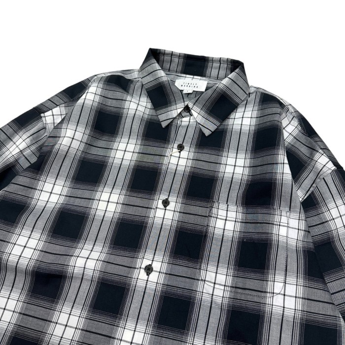 ombre check shirt | Vintage.City 古着屋、古着コーデ情報を発信