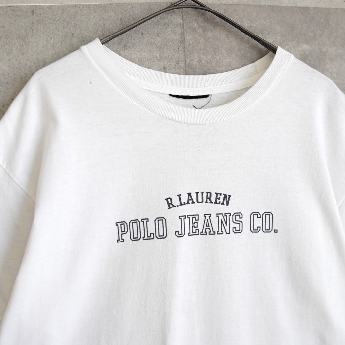 POLO by Ralph Lauren ポロバイラルフローレン Tシャツ ホワイト Mサイズ相当 | Vintage.City 古着屋、古着コーデ情報を発信