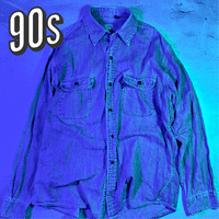 90s　リーバイス　長袖デニムシャツ　Levi's　ライトインディゴ　Lサイズ | Vintage.City 古着屋、古着コーデ情報を発信