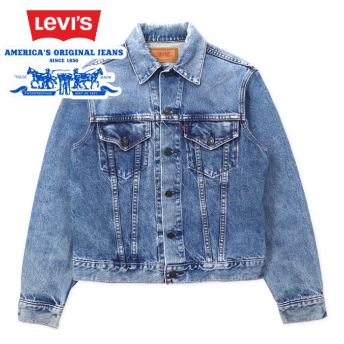 Levi's 90年代 3rdモデル デニムジャケット 38 ブルー アイス ...