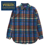 PENDLETON ネルシャツ M ブルー チェック ウール 70年代 USA製 | Vintage.City 古着屋、古着コーデ情報を発信