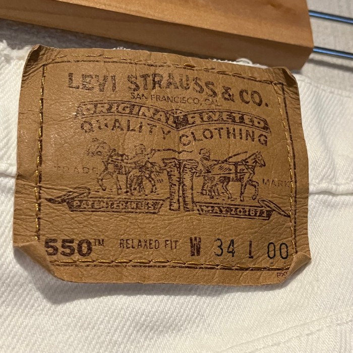 80s Levi's 550 白 オレンジタブ ショーツ ハーフパンツ | Vintage.City