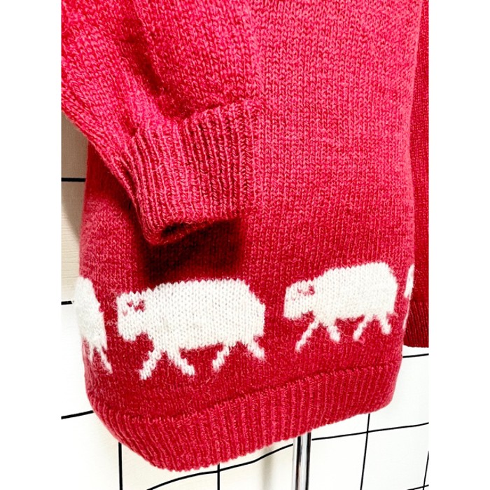 ヨーロッパ古着 ニットセーター 羊模様編み プルオーバー | Vintage.City 古着屋、古着コーデ情報を発信