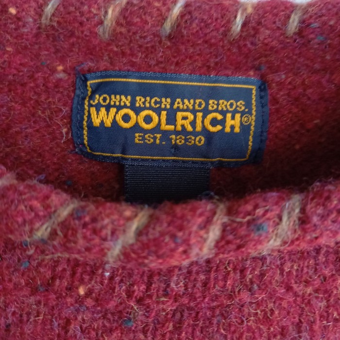ウールリッチ　プルオーバー　ウールセーター　ルビー　M | Vintage.City 古着屋、古着コーデ情報を発信